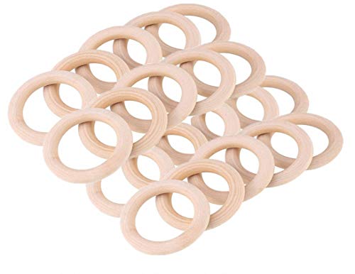 20PCS Naturholz Bastelringe 90mm / 3.54in Unfinished Wood Loop Circle Anhänger Steckverbinder Schmuckherstellung Zubehör 20PCS Naturholz Bastelringe 90mm / 3.54in Unfinished Wood Loop Circle Anhänger Steckverbinder Schmuckherstellung Zubehör von Ulalaza