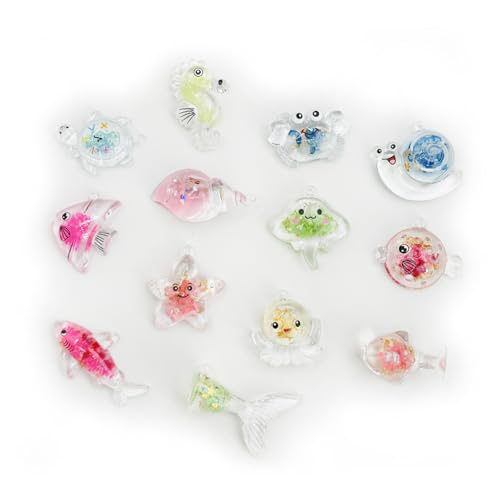 30pcs Harz Mini Marine Organismus Schlamm Charms Mischt Set Handwerk Zubehör DIY Miniatur Szene Layout Mikro Heimdekoration von Ulalaza