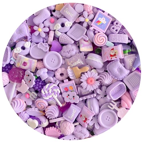 50pcs Cute Slime Charms Mixed Set Harz Flatback Making Supplies für DIY Craft Making und Ornament Scrapbooking Perlen Verschiedene Candy Fruit Cake Ornament 50pcs Cute Slime Charms Mixed Set Harz Flatback Making Supplies für DIY Craft Making und Ornament Scrapbooking Perlen Verschiedene Candy Fruit Cake Ornament von Ulalaza
