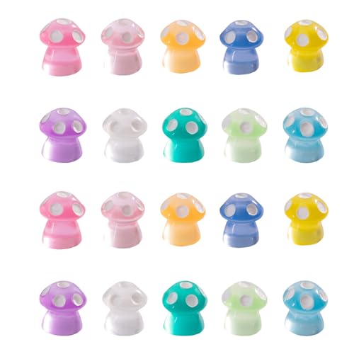 50pcs Harz Mini Ornament Tiere Pflanzen Schlamm Charms Gemischtes Set Handwerk Zubehör DIY Miniatur Szene Layout Micro Home Dekoration von Ulalaza