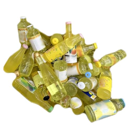 50pcs Harz Mini Zaun Drift Flasche Schlamm Charms gemischt Set Handwerk Zubehör DIY Miniatur Szene Layout Mikro Home Dekoration von Ulalaza