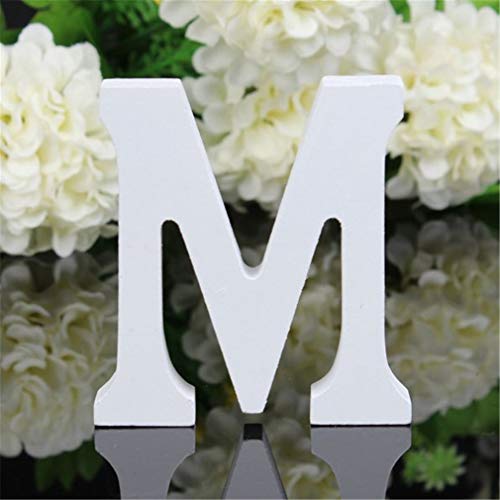 Ulalaza Weißer Holzbuchstabe für Handwerk DIY Alphabet hängende Wandbuchstaben Hochzeit, Geburtstag, Party, Zuhause Ulalaza Weißer Holzbuchstabe für Handwerk DIY Alphabet hängende Wandbuchstaben Hochzeit, Geburtstag, Party, Zuhause von Ulalaza