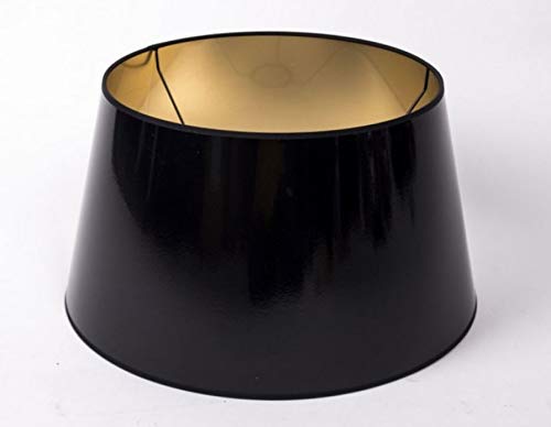 Designer-Lampenschirm-Schwarz-rund-konische Form Ø 40cm innen Gold von Ulefone