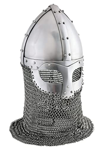 Ulfberth Vendelzeitlicher Spangenhelm mit Kettenbrünne, Gr. L, schaukampftauglich Ulfberth Vendelzeitlicher Spangenhelm mit Kettenbrünne, Gr. L, schaukampftauglich von Ulfberth