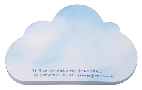 °° Notizblock in Wolkenform"Herr, deine Güre reicht." von Uljö