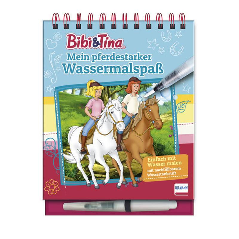 Bibi & Tina - Mein Pferdestarker Wassermalspaß (Magic Water Colouring), Kartoniert (TB) von Ullmann Medien