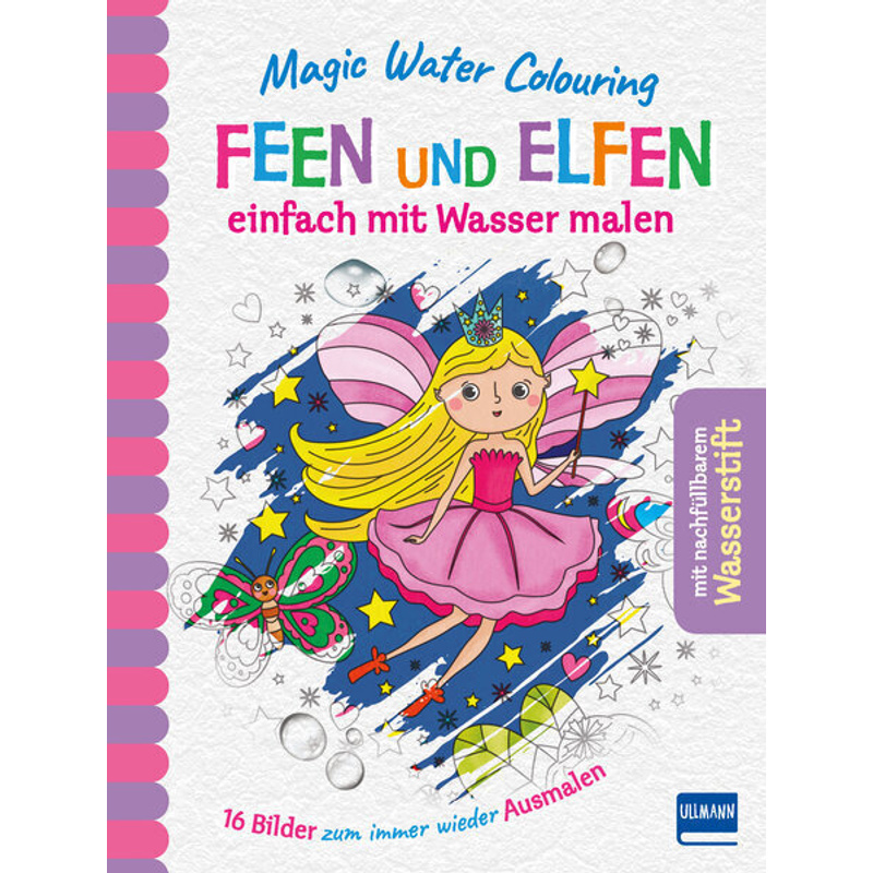 Magic Water Colouring - Feen Und Elfen - Jenny Copper, Gebunden von Ullmann Medien
