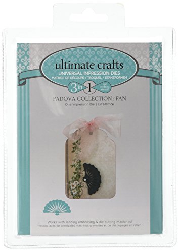 Ultimate Crafts Padova Impression Stanzschablone, Fächer, Metall, Schwarz, 20 x 14.2 x 0.8 cm Ultimate Crafts Padova Impression Stanzschablone, Fächer, Metall, Schwarz, 20 x 14.2 x 0.8 cm von Ultimate Crafts