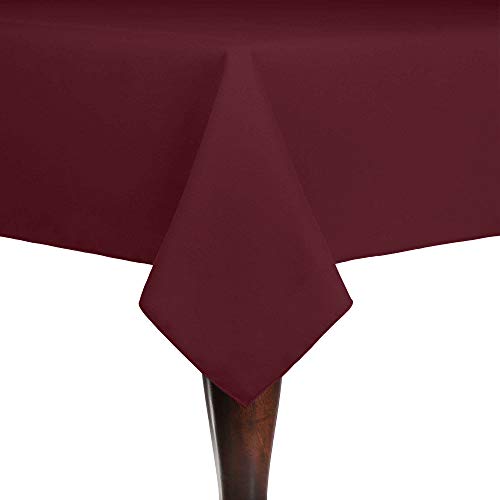 Ultimate Textile Cotton-Feel Tischdecke, rechteckig, 183 x 308 cm, Ziegelsteinrot von Ultimate Textile