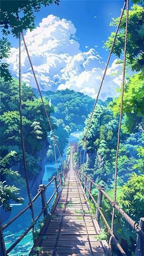 5D Diamond Art Painting,Bridge Landscape Diamond Painting Kits for Adults,DIY Square Full Drill Canvas Embroidery Cross Stitch,Diamond Arts Crafts Painting Pictures for Home Wall Decor 90x190cm 5D Diamond Art Painting,Bridge Landscape Diamond Painting Kits for Adults,DIY Square Full Drill Canvas Embroidery Cross Stitch,Diamond Arts Crafts Painting Pictures for Home Wall Decor 90x190cm von Umfarvt
