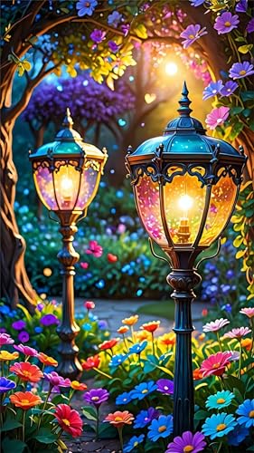 5D Diamond Art Painting,Colored Flowers Plants Diamond Painting Kits for Adults,DIY Round Full Drill Canvas Embroidery Cross Stitch,Diamond Arts Crafts Painting Pictures for Home Wall Decor 100x210cm 5D Diamond Art Painting,Colored Flowers Plants Diamond Painting Kits for Adults,DIY Round Full Drill Canvas Embroidery Cross Stitch,Diamond Arts Crafts Painting Pictures for Home Wall Decor 100x210cm von Umfarvt