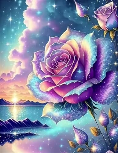 Umfarvt Diamond Painting Wolke Meer Rose Set für Erwachsene DIY Square Strass 20x30cm,5D diamond painting bilder Diamant Kunst Malerei Stickerei Kreuzstich Set,Wohnzimmer Wanddeko Umfarvt Diamond Painting Wolke Meer Rose Set für Erwachsene DIY Square Strass 20x30cm,5D diamond painting bilder Diamant Kunst Malerei Stickerei Kreuzstich Set,Wohnzimmer Wanddeko von Umfarvt
