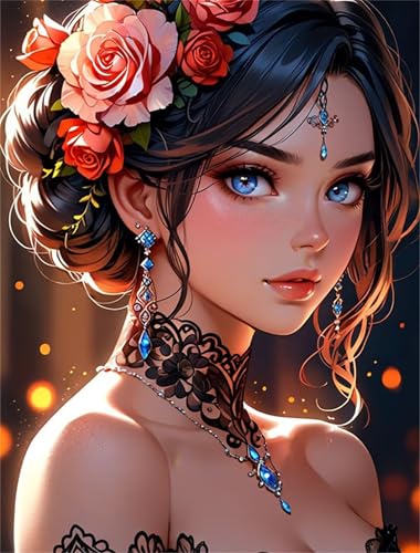 Umfarvt Die Schönheit der Rose Diamond Painting Erwachsene set DIY Round Vollbohrer 80x100cm,5D Diamant Painting Bilder für Erwachsene,Strass Stickerei Leinwand painting set,Wanddeko Geschenk Umfarvt Die Schönheit der Rose Diamond Painting Erwachsene set DIY Round Vollbohrer 80x100cm,5D Diamant Painting Bilder für Erwachsene,Strass Stickerei Leinwand painting set,Wanddeko Geschenk von Umfarvt