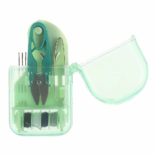 Nähset, Grünes Reise-Nähset Mini, Mini-Nähset für Zuhause, Reisen & Notfall, Gefüllt mit Flick- und Nähnadeln, Schere, Nadeln, Fäden, 12 Komponenten Nähset, Grünes Reise-Nähset Mini, Mini-Nähset für Zuhause, Reisen & Notfall, Gefüllt mit Flick- und Nähnadeln, Schere, Nadeln, Fäden, 12 Komponenten von Umiin