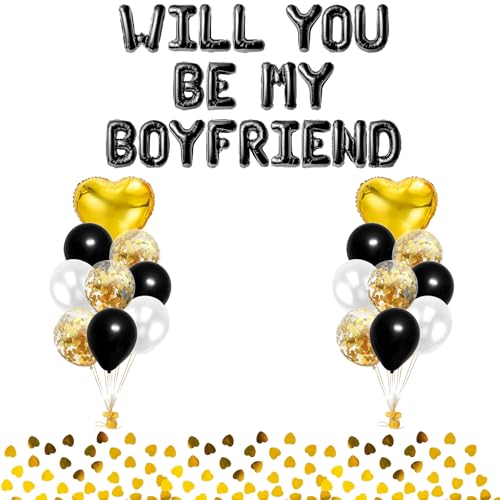 Will You Be My Boyfriend - Will You Be My Girlfriend Luftballons, Will You Be My Valentine Ballon, Will You Be My Valentine Luftballons, I Love You Ballons Für Freund, Geburtstag Freund Ballon Will You Be My Boyfriend - Will You Be My Girlfriend Luftballons, Will You Be My Valentine Ballon, Will You Be My Valentine Luftballons, I Love You Ballons Für Freund, Geburtstag Freund Ballon von Umimiss