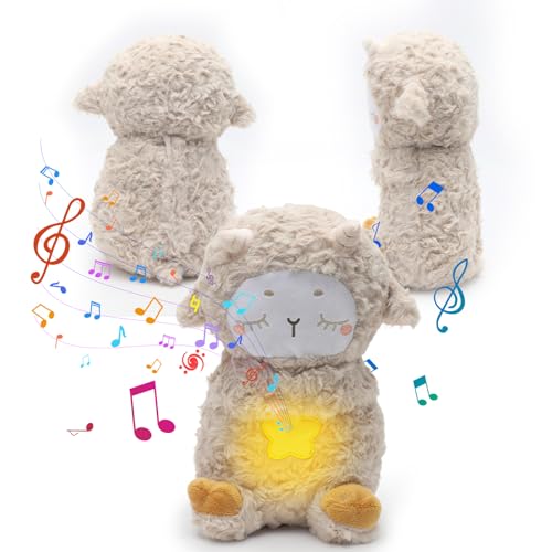 Umllpet Schlummer Otter Kuscheltier mit Atembewegung und Musik, Baby Erstausstattung, Neugeborene, Baby Spielzeug Schlummer Kuscheltier Schaf ab Geburt, Babyparty und Neugeborenen Geschenk Umllpet Schlummer Otter Kuscheltier mit Atembewegung und Musik, Baby Erstausstattung, Neugeborene, Baby Spielzeug Schlummer Kuscheltier Schaf ab Geburt, Babyparty und Neugeborenen Geschenk von Umllpet