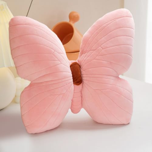 Umllpet Schmetterling Kissen Kuschelkissen Kinder, Schmetterlingsförmiges Wurfkissen, Schmetterling Plüsch Kissen, Kreative Flauschige Kissen, Schmetterlin Kissen Deko für Couch Wohnzimmer Bett(Rosa) Umllpet Schmetterling Kissen Kuschelkissen Kinder, Schmetterlingsförmiges Wurfkissen, Schmetterling Plüsch Kissen, Kreative Flauschige Kissen, Schmetterlin Kissen Deko für Couch Wohnzimmer Bett(Rosa) von Umllpet