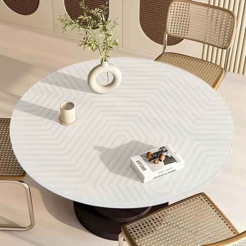 Umllpet Transparent Tischdecke Rund 110cm, Tischdecke Transparent Rund, Outdoor Tischdecke Wetterfest Gartentischdecke Rund mit Gummizug, Durchsichtige TPU Plastik, Tischdecken Tischschutzfolie Umllpet Transparent Tischdecke Rund 110cm, Tischdecke Transparent Rund, Outdoor Tischdecke Wetterfest Gartentischdecke Rund mit Gummizug, Durchsichtige TPU Plastik, Tischdecken Tischschutzfolie von Umllpet