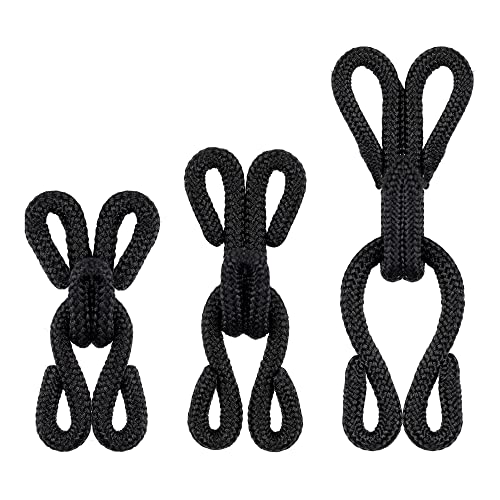 Große Nähhaken und Ösenverschluss, für Schmuck, Bücher, Handwerk, Riegel für Kleidung, BH, dickes Leder, Hochflor-Stoffe, Pelz, Mäntel, Wraps und Jacken, 60 Sets (schwarz) Große Nähhaken und Ösenverschluss, für Schmuck, Bücher, Handwerk, Riegel für Kleidung, BH, dickes Leder, Hochflor-Stoffe, Pelz, Mäntel, Wraps und Jacken, 60 Sets (schwarz) von Umsole