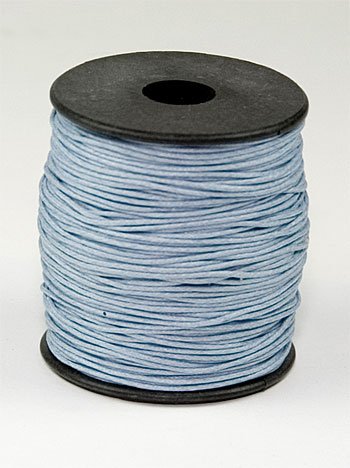 Waxed Cotton Cord 80 Meters Light Blue 1mm by UnCommon Artistry von UnCommon Artistry