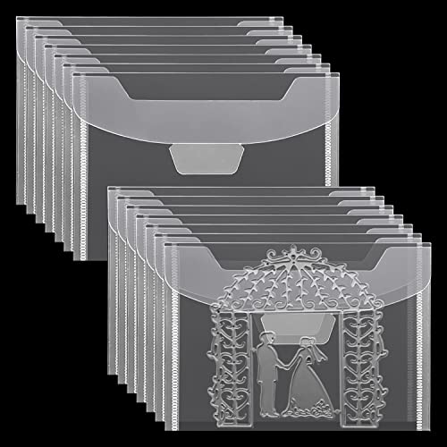 24 Stück 12,7 x 17,8 cm Stempel und Stanzformen, transparente Stempel Aufbewahrungstaschen für Stanzformen, Schablonen, Umschlag-Beutel für DIY Scrapbooking Stanzformen 24 Stück 12,7 x 17,8 cm Stempel und Stanzformen, transparente Stempel Aufbewahrungstaschen für Stanzformen, Schablonen, Umschlag-Beutel für DIY Scrapbooking Stanzformen von Unarty