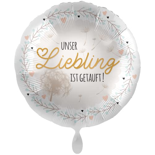 1 Folienballon Taufe Unser Liebling ist getauft weiß elegant 45 cm ungefüllt Ballongas geeignet 1 Folienballon Taufe Unser Liebling ist getauft weiß elegant 45 cm ungefüllt Ballongas geeignet von Unbekannt
