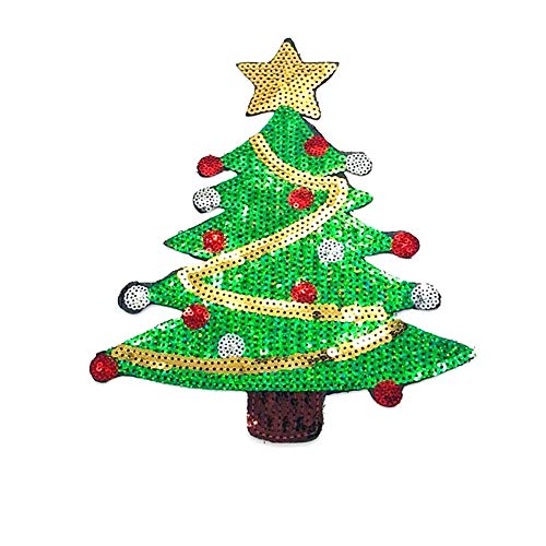 1 x Weihnachts-Aufnäher, zum Aufnähen oder Aufbügeln, Motiv: Santa Claus, Stickerei, Pailletten, DIY, Kleidung, Zubehör, Weihnachtsbaum, sehr praktisch und beliebt 1 x Weihnachts-Aufnäher, zum Aufnähen oder Aufbügeln, Motiv: Santa Claus, Stickerei, Pailletten, DIY, Kleidung, Zubehör, Weihnachtsbaum, sehr praktisch und beliebt von Unbekannt