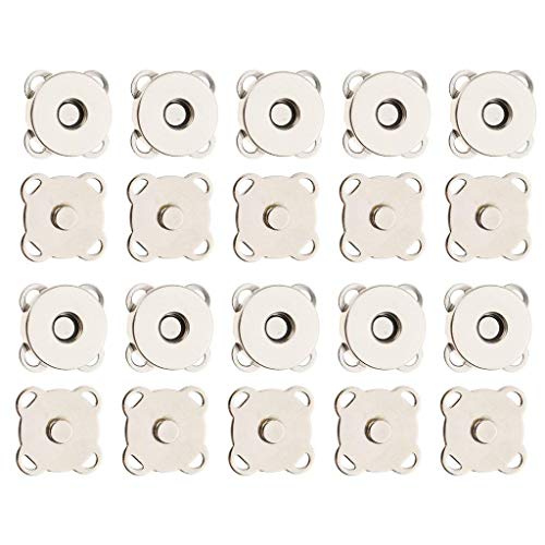 10 weiße Sets zum Nähen in Börse, magnetisch, Snap Clasps, Knopf, ideal zum Verschließen, Handtasche, Nähtasche, Kleidung, Basteln, praktisches und beliebtes Zubehör 10 weiße Sets zum Nähen in Börse, magnetisch, Snap Clasps, Knopf, ideal zum Verschließen, Handtasche, Nähtasche, Kleidung, Basteln, praktisches und beliebtes Zubehör von Unbekannt