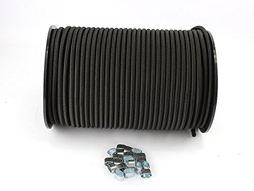 10mm Expanderseil schwarz 10m +10 Würgeklemmen Gummiseil Seil Klemmen Plane 10mm Expanderseil schwarz 10m +10 Würgeklemmen Gummiseil Seil Klemmen Plane von Unbekannt