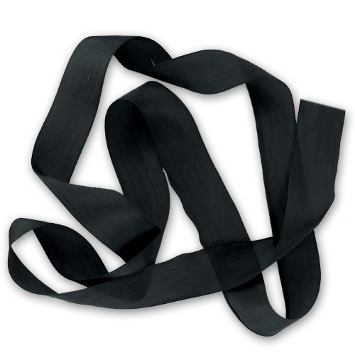 1m Seiden Schrägband ca. 30mm Schwarz ungefalzt Crepe Satin 12.5 1m Seiden Schrägband ca. 30mm Schwarz ungefalzt Crepe Satin 12.5 von Unbekannt