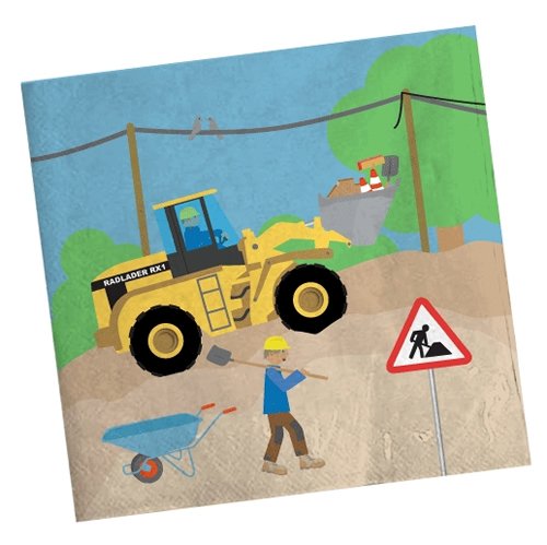 Unbekannt 20 Servietten mit Motiv: Baustelle und Radlader für Kinder Mottoparty // Bauarbeiter Bagger Baumeister Kindergeburtstag Geburtstag Party Jungs BAU Bob Unbekannt 20 Servietten mit Motiv: Baustelle und Radlader für Kinder Mottoparty // Bauarbeiter Bagger Baumeister Kindergeburtstag Geburtstag Party Jungs BAU Bob von Unbekannt