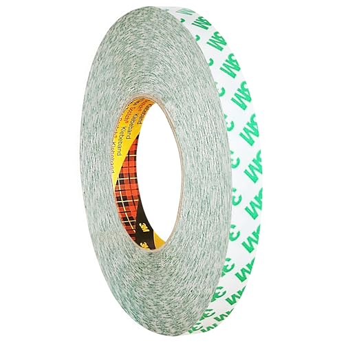 3M 9087 Doppelseitiges Klebeband PVC weiß Breite wählbar 50m auf Rolle von KLEBESHOP24