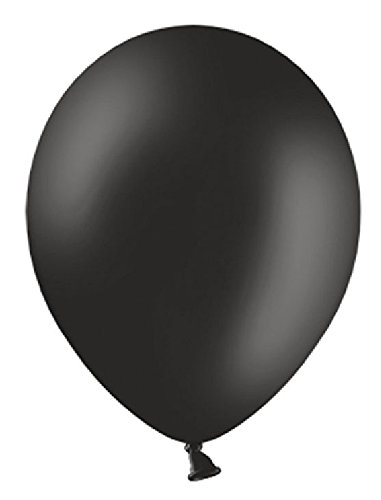 Unbekannt 50 Mini Basis Ballons schwarz , ca. 13 cm von Unbekannt