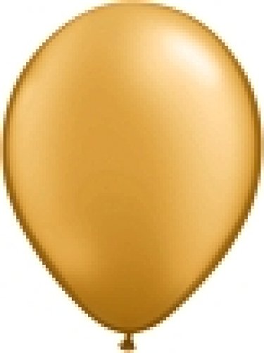 50 MINI Metallic Ballons gold, ca. 13 cm 50 MINI Metallic Ballons gold, ca. 13 cm von Unbekannt