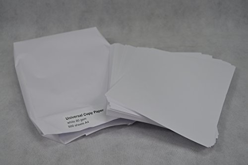 500 (1 Paket a 500 Blatt) Kopierpapier DIN A4 80g/m² Weiß Druckpapier Weiss Papier Druckerpapier Kopierer von Unbekannt