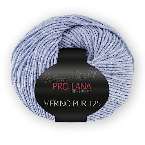 50g Pro Lana Merino Pur 125 - hellblau von Unbekannt