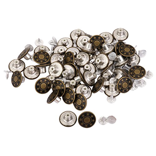 50pcs Messing Jeansknöpfe Denim-Knöpfe Jeans Knopf nähfrei Stein Form 17mm 50pcs Messing Jeansknöpfe Denim-Knöpfe Jeans Knopf nähfrei Stein Form 17mm von Unbekannt