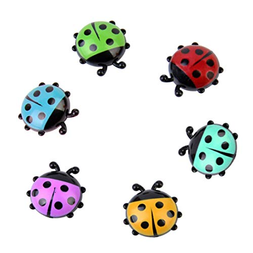 6 Stück Mini-Marienkäfer-Magnete, kreativ, Heimdekoration, niedlich, Cartoon, Kühlschrank, Magnetverschluss, praktisch und beliebt 6 Stück Mini-Marienkäfer-Magnete, kreativ, Heimdekoration, niedlich, Cartoon, Kühlschrank, Magnetverschluss, praktisch und beliebt von Unbekannt