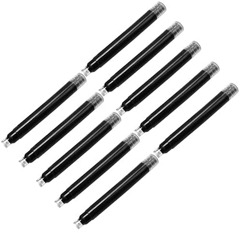 6 x Tintenpatronen für Füllfederhalter, schwarze Tinte 6 x Tintenpatronen für Füllfederhalter, schwarze Tinte von Unbekannt