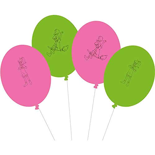 Bibi Blocksberg 8 Luftballons Kinderparty und Kindergeburtstag von DH-Konzept // Hexe Deko Ballons Streiche Party Set Marita Florian Moni von Bibi Blocksberg