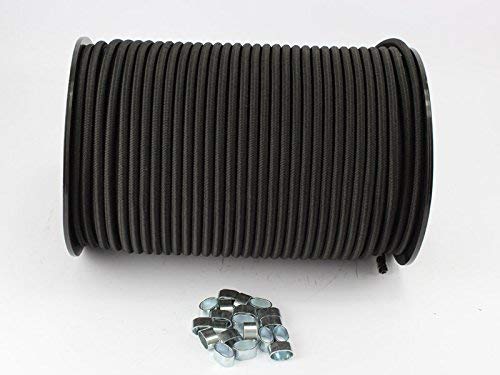 8mm Expanderseil schwarz 20m +10 Würgeklemmen Gummiseil Seil Klemmen Plane 8mm Expanderseil schwarz 20m +10 Würgeklemmen Gummiseil Seil Klemmen Plane von Unbekannt
