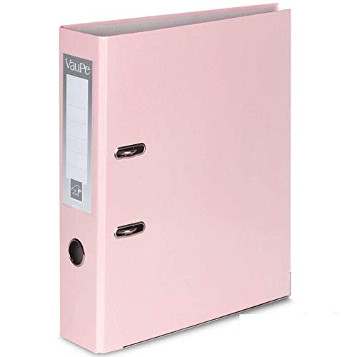 A4-Ordner, 75 mm, Hebelmechanik aus Metall, 1/5/10 Stück zur Auswahl 1 x Pastel Pink A4-Ordner, 75 mm, Hebelmechanik aus Metall, 1/5/10 Stück zur Auswahl 1 x Pastel Pink von Office Centre