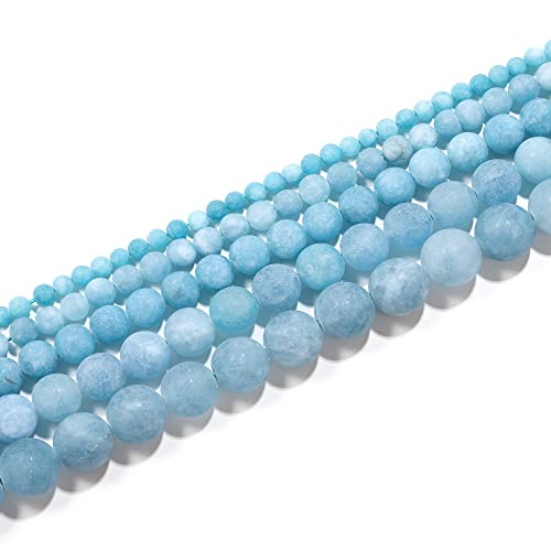 Abstandshalter Perlen aus Chalcedon Blau Matt Natur für Schmuckherstellung DIY Armband Zubehör 1 Strang 4 6 8 10 12mm Attraktives Design Abstandshalter Perlen aus Chalcedon Blau Matt Natur für Schmuckherstellung DIY Armband Zubehör 1 Strang 4 6 8 10 12mm Attraktives Design von Unbekannt