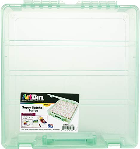 ArtBin 6955RJ Super Satchel 1 Fach Box, Kunst & Bastel-Organizer, 1 Stück, durchscheinend Mint von ArtBin