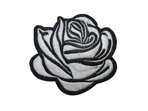 Aufnäher zum Aufbügeln, bestickt, Rosa / Weiß, Bügelbilder Patches für Textilien Aufnäher zum Aufbügeln, bestickt, Rosa / Weiß, Bügelbilder Patches für Textilien von Unbekannt