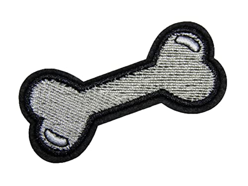 Bestickter Aufnäher zum Aufbügeln, zum Aufnähen von Knochen, für Hunde, Nonosse Bestickter Aufnäher zum Aufbügeln, zum Aufnähen von Knochen, für Hunde, Nonosse von Unbekannt