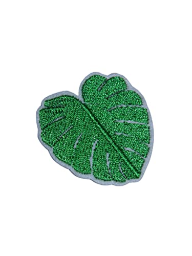 Bestickter Aufnäher zum Aufbügeln, Motiv Monstera Bestickter Aufnäher zum Aufbügeln, Motiv Monstera von Unbekannt
