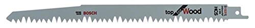Bosch Professional 25 Stück Säbelsägeblatt S 1531 L Top for Wood (für Holz, 240 x 19 x 1,5 mm, Zubehör Säbelsäge) von Unbekannt