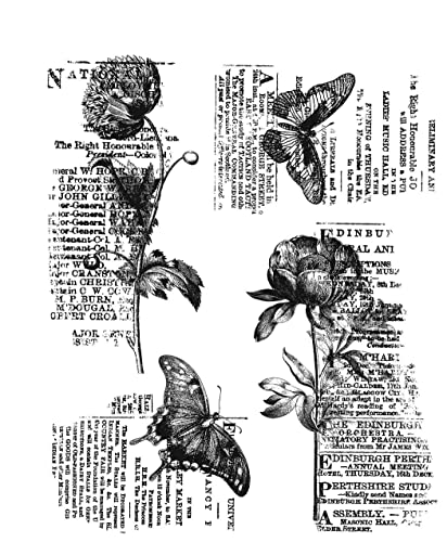 Botanic College Stempel für Kartenherstellung, Scrapbooking und gemischte Medien, CMS447, Grau, Einheitsgröße von Stampers Anonymous