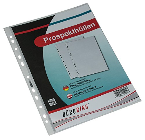 Büroring Prospekthülle A4 PP-Folie 80my glatt Büroring Prospekthülle A4 PP-Folie 80my glatt von Unbekannt